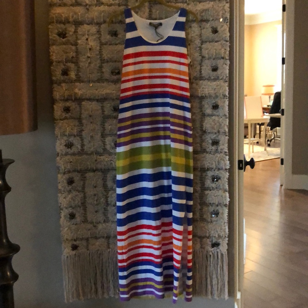Tommy Bahama Listaire Stripe Maxi Dress